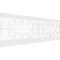 Ekena Millwork 32"H x 94 1/2"W Norwood PVC Wainscot Paneling Kit WPK32X94NWD - alternate 1